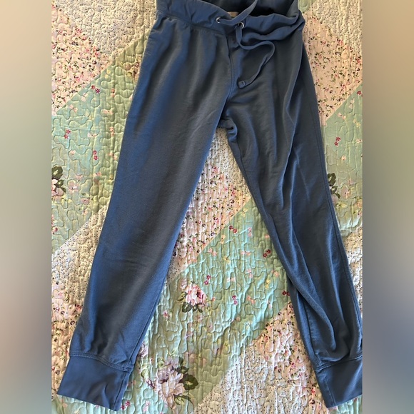 Lot 3 Pr Sweatpants H&M Forever 21 Small Medium Grey Purple Blue - Picture 10 of 12